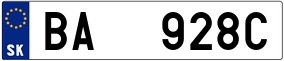 Truck License Plate